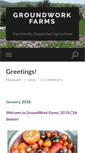 Mobile Screenshot of groundworkfarms.com